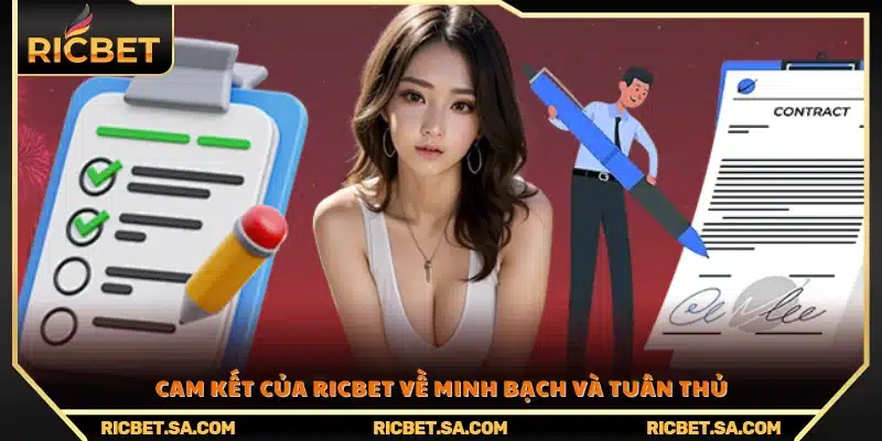 Ricbet cam kết hoạt động minh bạch, tuân thủ pháp luật